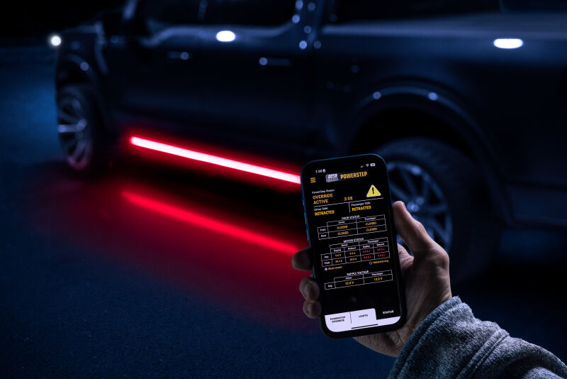 AMP Research PowerStep Vision Red