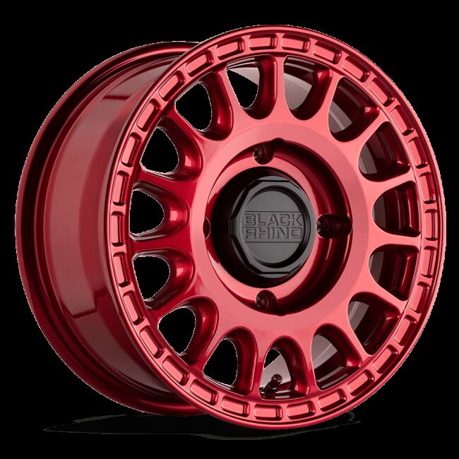 15x7.0 Black Rhino Sandstorm UTV Semi Gloss Black w/ Machined Tint