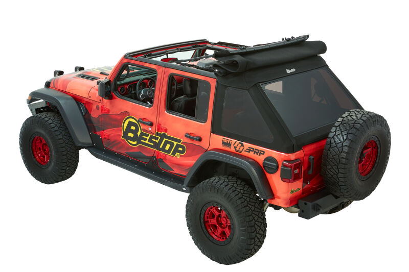 Bestop Trektop Ultra(TM) Slantback Soft Top with Top Open