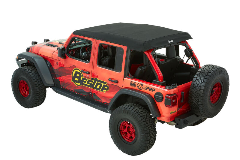 Bestop Trektop Ultra(TM) Slantback Soft Top with Back Open