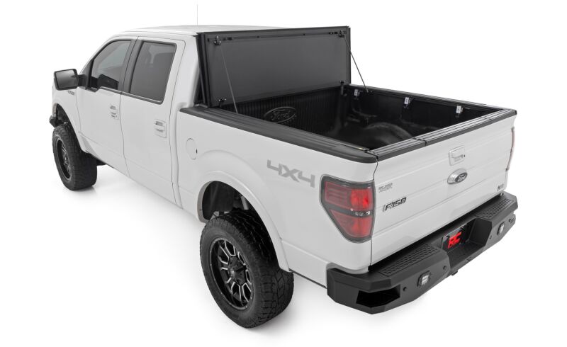 Rough Country Hard Tri-Fold Flip Up Open Flipped Up