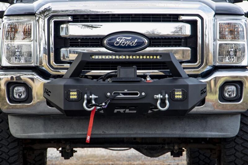 Rough Country EXO Winch Mount Kit Head On