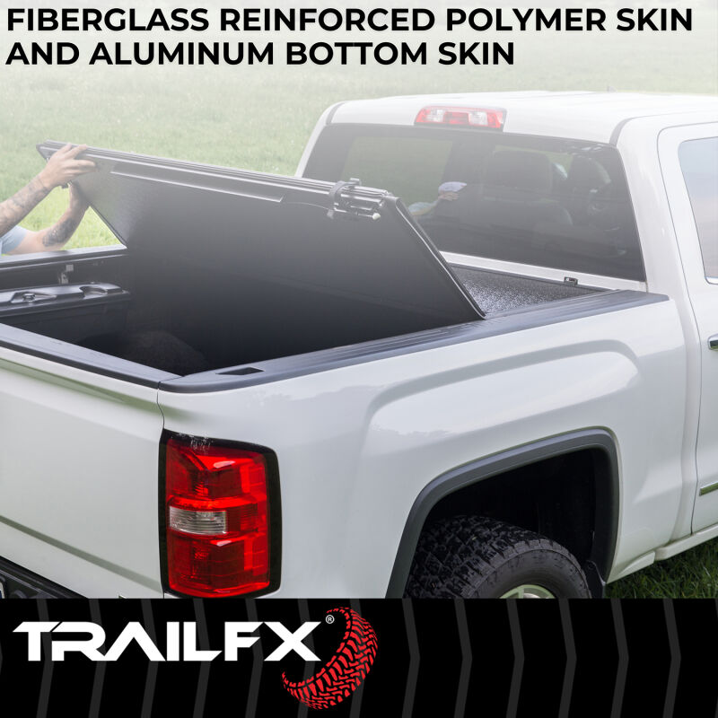 TrailFX HF3 Pro Tonneau Cover Rear Closed