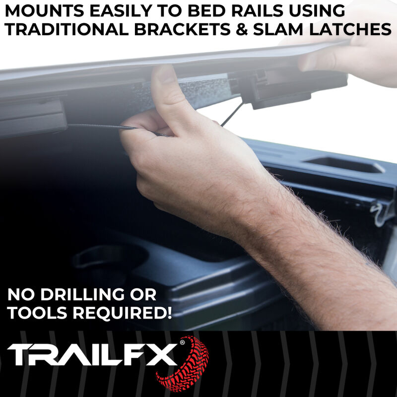 TrailFX HF3 Pro Tonneau Cover Latch Detail